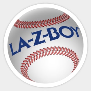 Baseketball La-Z-Boy Ball Sticker